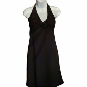 Jones New York Black Halter Dress size 4p